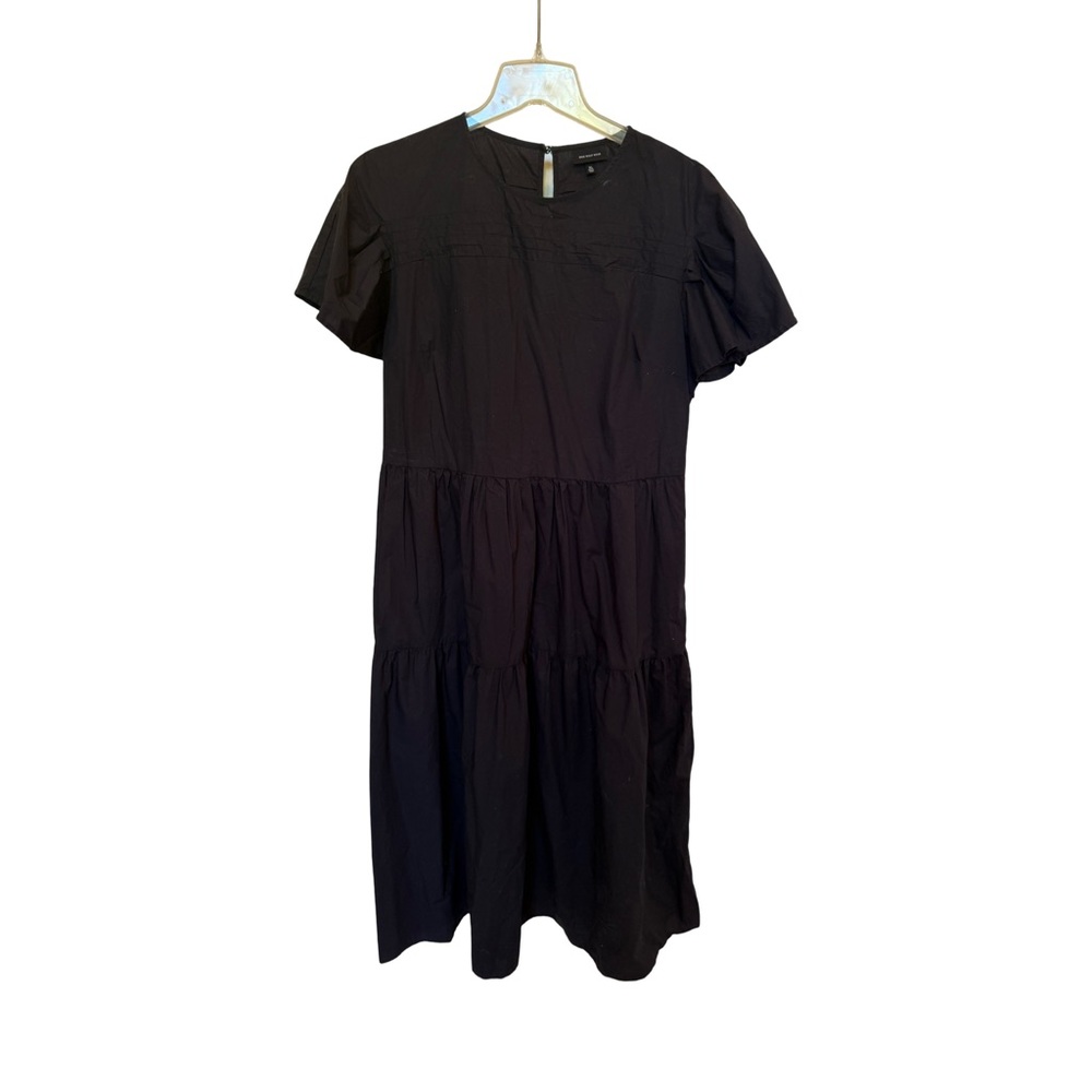 Who What Wear Black Midi Dress
